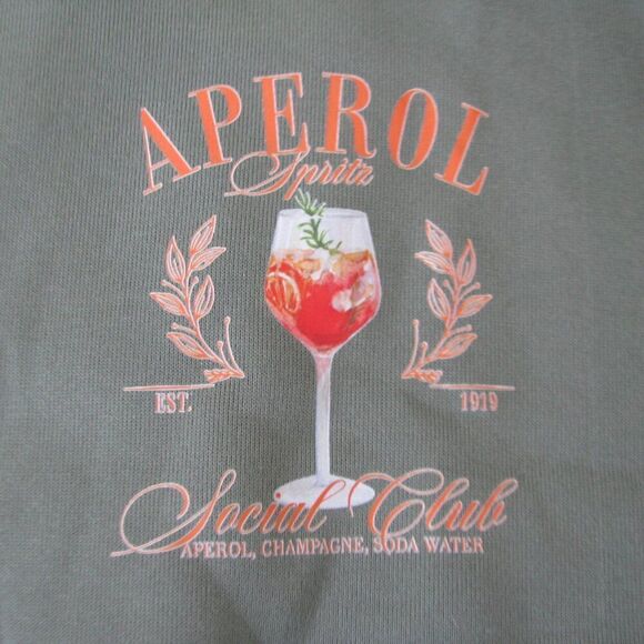 NWT Italian Aperol spritz sweatshirt - Picture 5 of 8